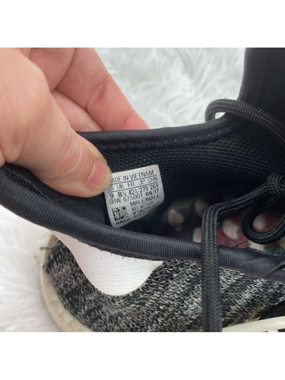 Adidas x Pharrell Williams Human Race NMD TR "Oreo" Sneakers - Picture 11 of 14